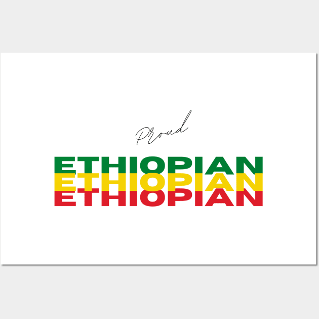 Proud Ethiopian Wall Art by Amharic Avenue